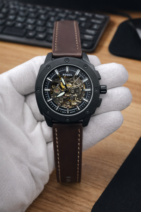 FOSSIL_MODERN_AUTOMATIC_ME3098_BROWN_LEATHER_BELT_AT416