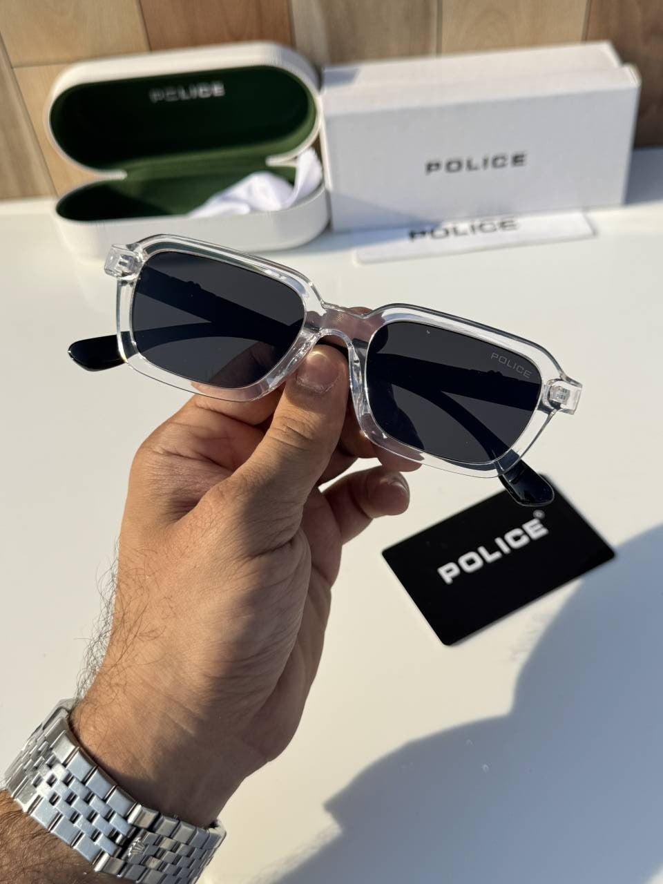 Police 827 white black